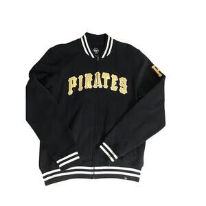Mens 47 Brand Pittsburgh Pirates "Wax Pack Pro Camden" full-zip track jacket SM